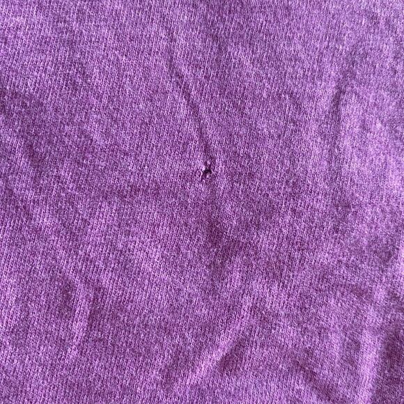 Banana Republic Medium V Neck T Shirt Sarong Purple Soft Wash - Picture 7 of 7